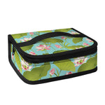 Pink Lotus Pattern Print Small Lunch Bag