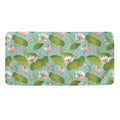 Pink Lotus Pattern Print Towel