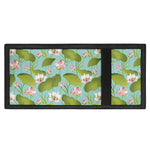 Pink Lotus Pattern Print Trifold Wallet