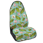 Pink Lotus Pattern Print Waterproof Car Seat Cover