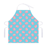 Pink Macaron Pattern Print Adjustable Apron