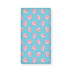 Pink Macaron Pattern Print Baby Crib Sheet
