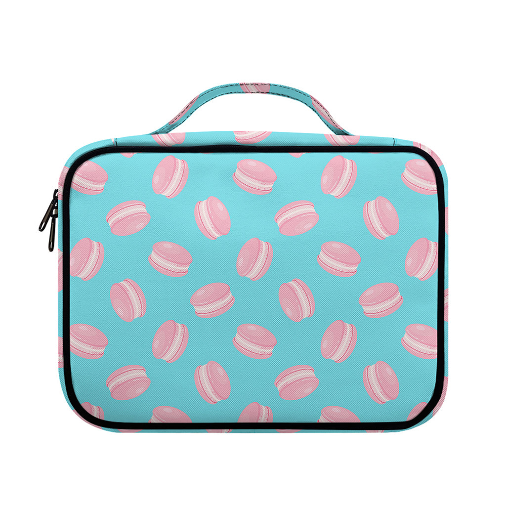 Pink Macaron Pattern Print Briefcase Bible Bag