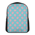 Pink Macaron Pattern Print Casual Backpack