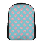 Pink Macaron Pattern Print Casual Backpack