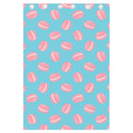 Pink Macaron Pattern Print Curtain