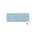 Pink Macaron Pattern Print Extended Mouse Pad