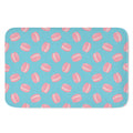 Pink Macaron Pattern Print Indoor Door Mat