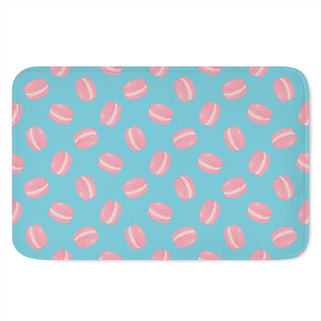 Pink Macaron Pattern Print Indoor Door Mat