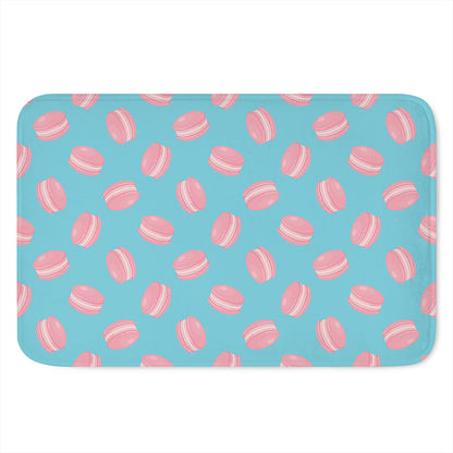 Pink Macaron Pattern Print Indoor Door Mat