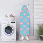Pink Macaron Pattern Print Ironing Board Cover