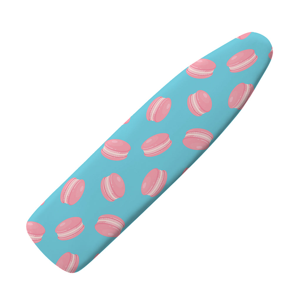 Pink Macaron Pattern Print Ironing Board Cover