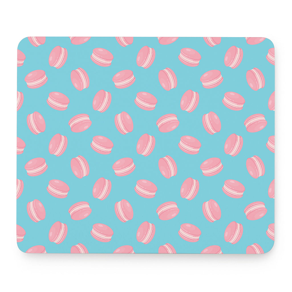 Pink Macaron Pattern Print Mouse Pad