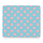 Pink Macaron Pattern Print Mouse Pad
