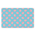 Pink Macaron Pattern Print Polyester Doormat