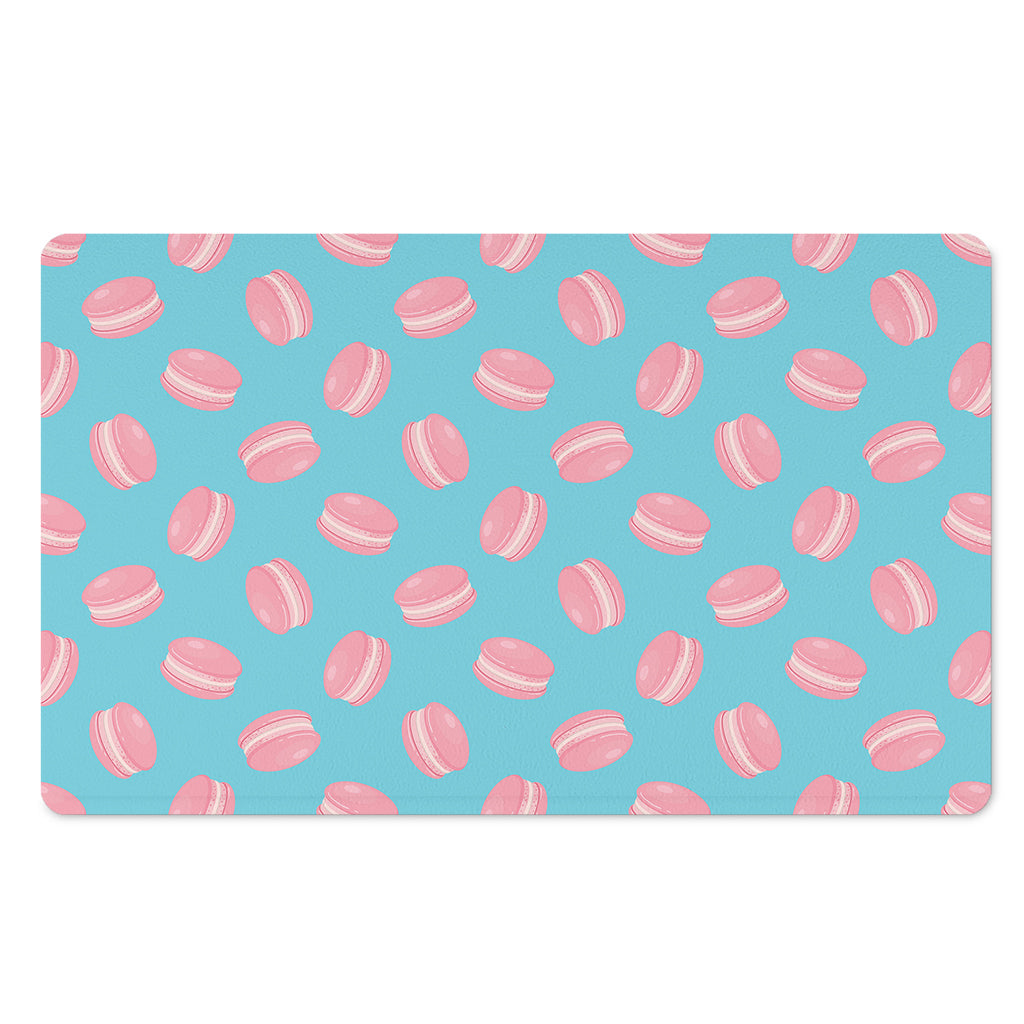 Pink Macaron Pattern Print Polyester Doormat