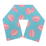 Pink Macaron Pattern Print Scarf