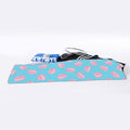 Pink Macaron Pattern Print Sports Towel