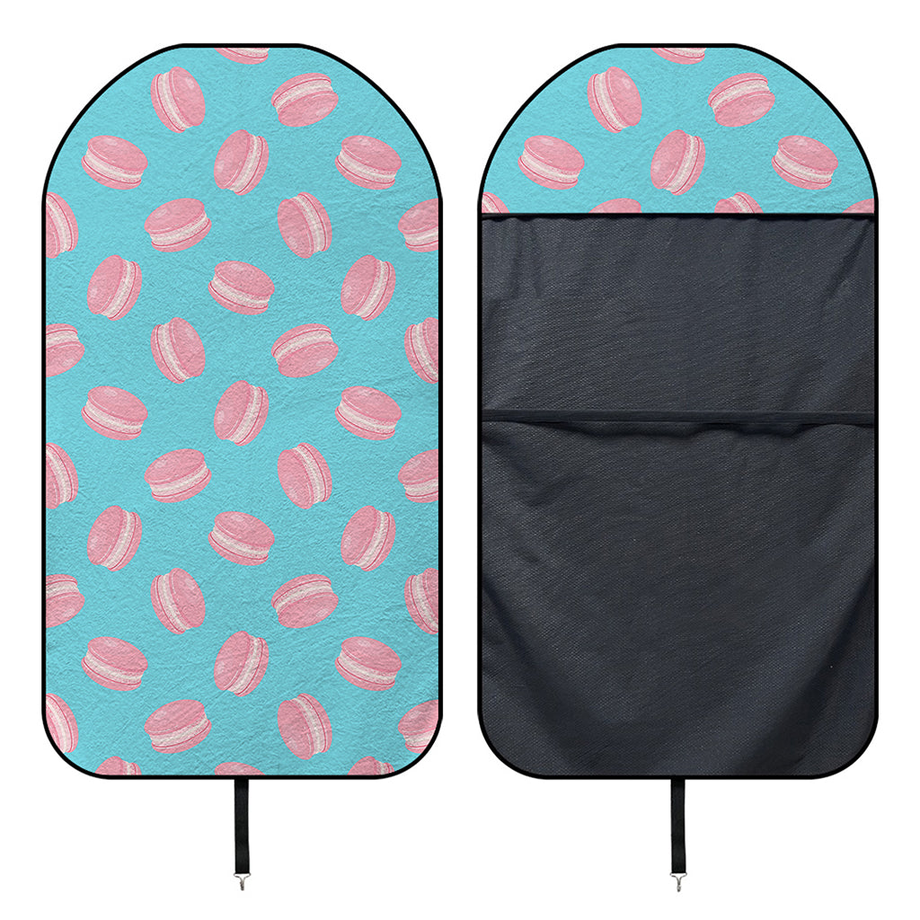 Pink Macaron Pattern Print Waterproof Car Seat Cover