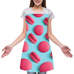 Pink Macarons Print Adjustable Apron