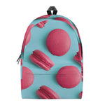 Pink Macarons Print Backpack
