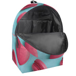 Pink Macarons Print Backpack