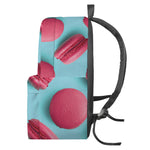 Pink Macarons Print Backpack