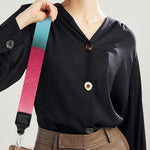 Pink Macarons Print Bag Strap