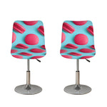 Pink Macarons Print Bar Stool Covers