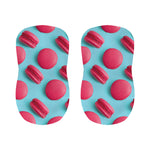 Pink Macarons Print Bar Stool Covers