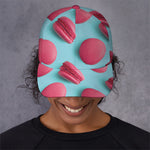 Pink Macarons Print Baseball Cap