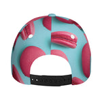 Pink Macarons Print Baseball Cap