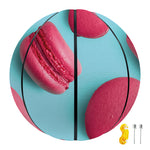 Pink Macarons Print Basketball