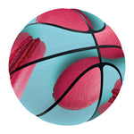 Pink Macarons Print Basketball