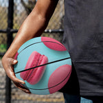 Pink Macarons Print Basketball