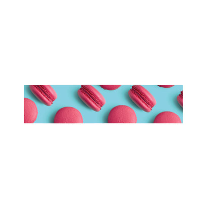 Pink Macarons Print Bed Runner