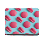 Pink Macarons Print Bifold Wallet