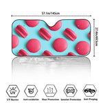 Pink Macarons Print Car Windshield Sun Shade