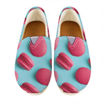 Pink Macarons Print Casual Shoes