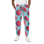 Pink Macarons Print Cotton Pants