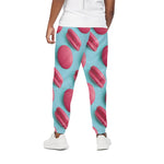 Pink Macarons Print Cotton Pants