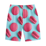 Pink Macarons Print Cotton Shorts