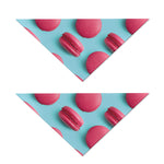 Pink Macarons Print Dog Bandana