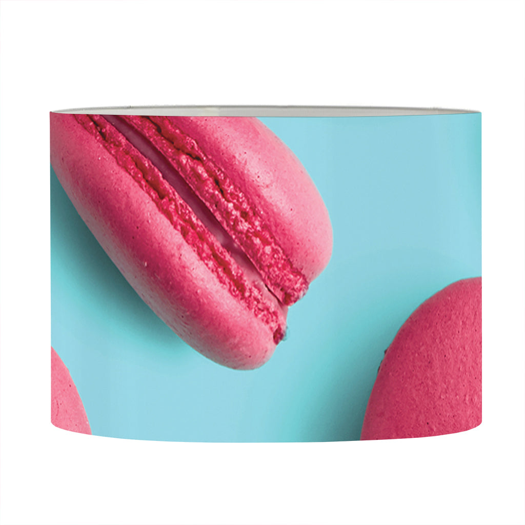 Pink Macarons Print Drum Lamp Shade