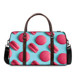 Pink Macarons Print Duffle Bag