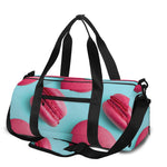 Pink Macarons Print Gym Bag