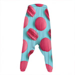 Pink Macarons Print Hammer Pants