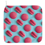 Pink Macarons Print Hand Towel