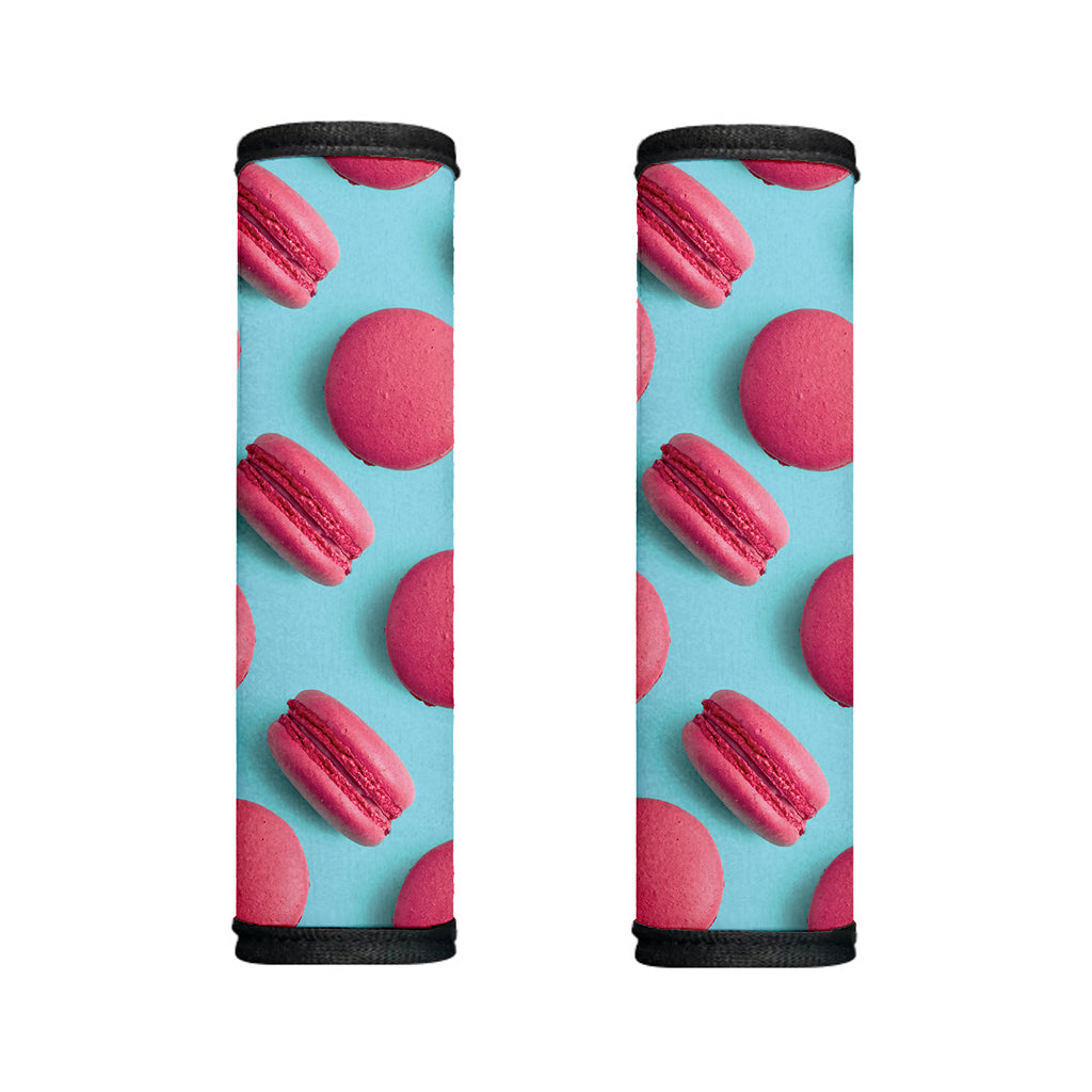 Pink Macarons Print Handle Covers