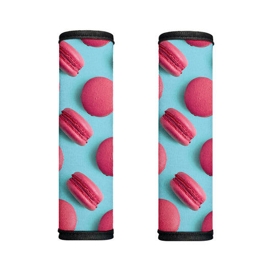 Pink Macarons Print Handle Covers